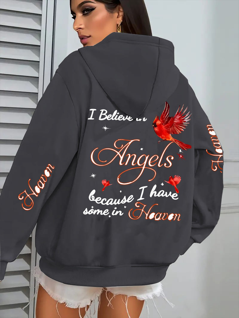 Casual Sweatshirts, Women's Hearts and Butterfly Prints.
