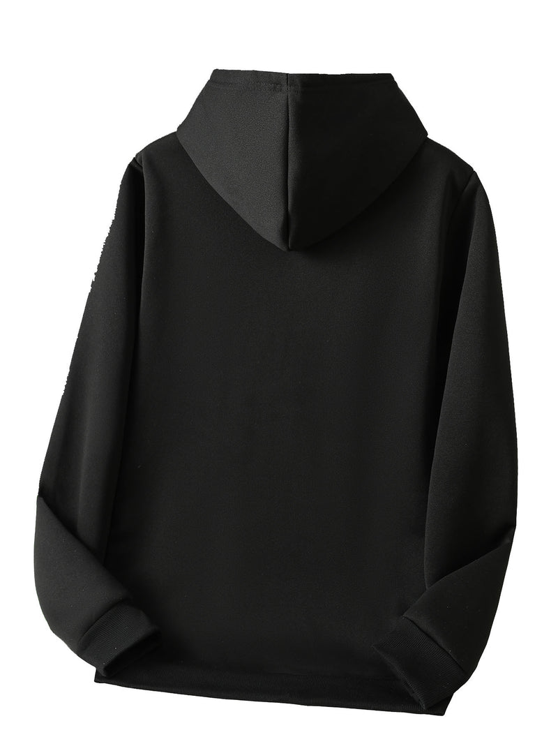 Fashion Trendy Men's Hooded Casual Sweatshirt.