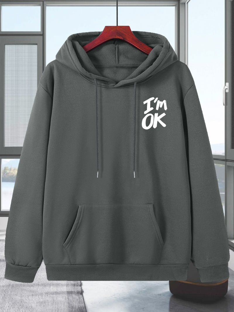 Men's Hooded Sweatshirt.