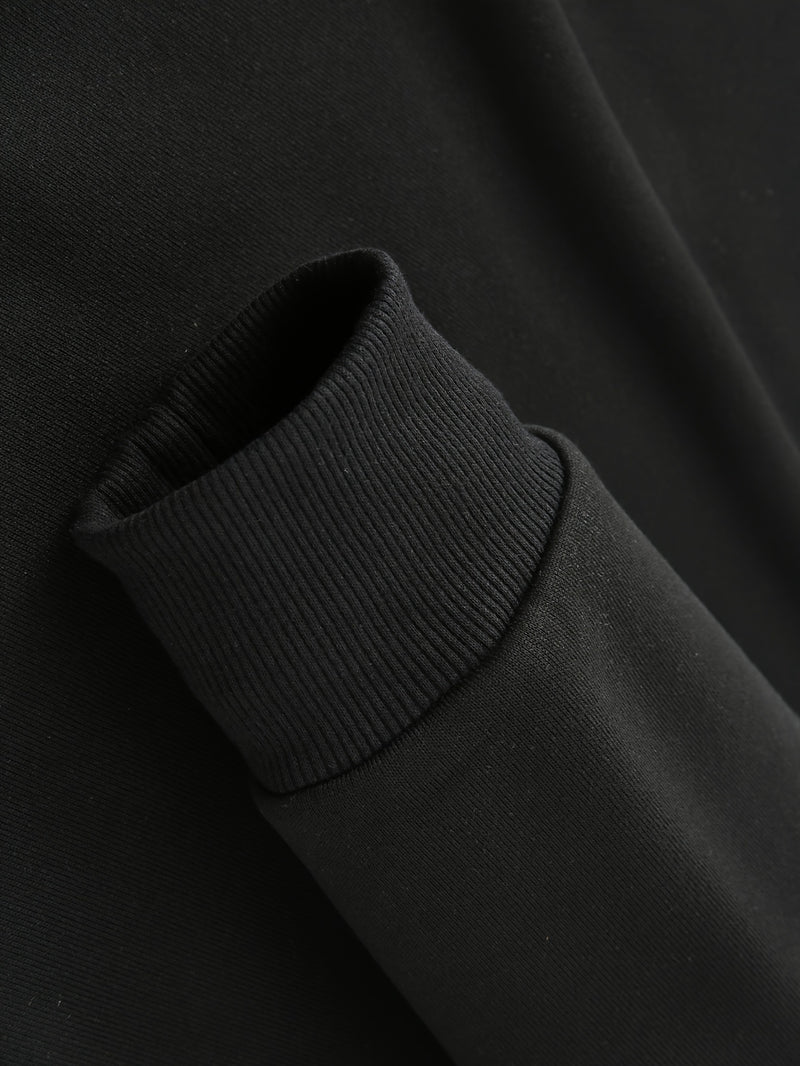 3pcs mixed color Men's autumn and winter round neck sweatshirt.