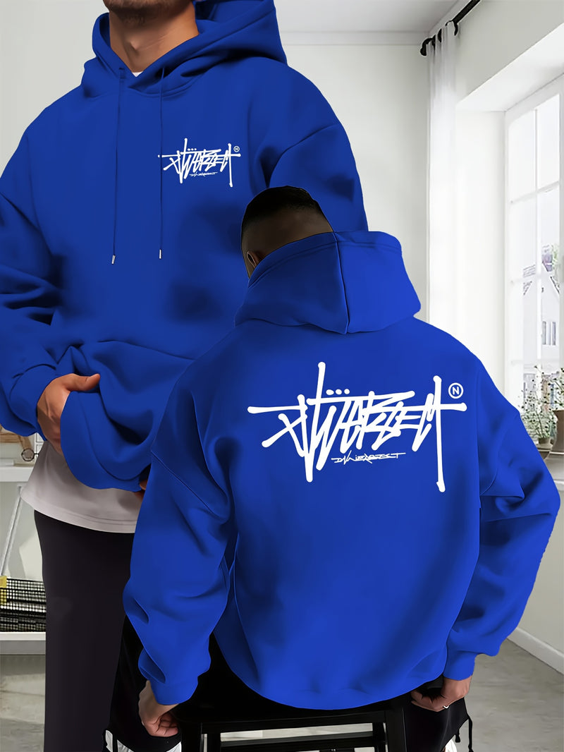 Men's Trendy Autumn-Winter Hooded Sweatshirt.