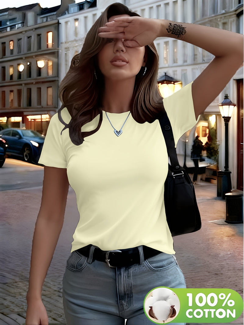 Women's Pure Comfortable T-shirt.
