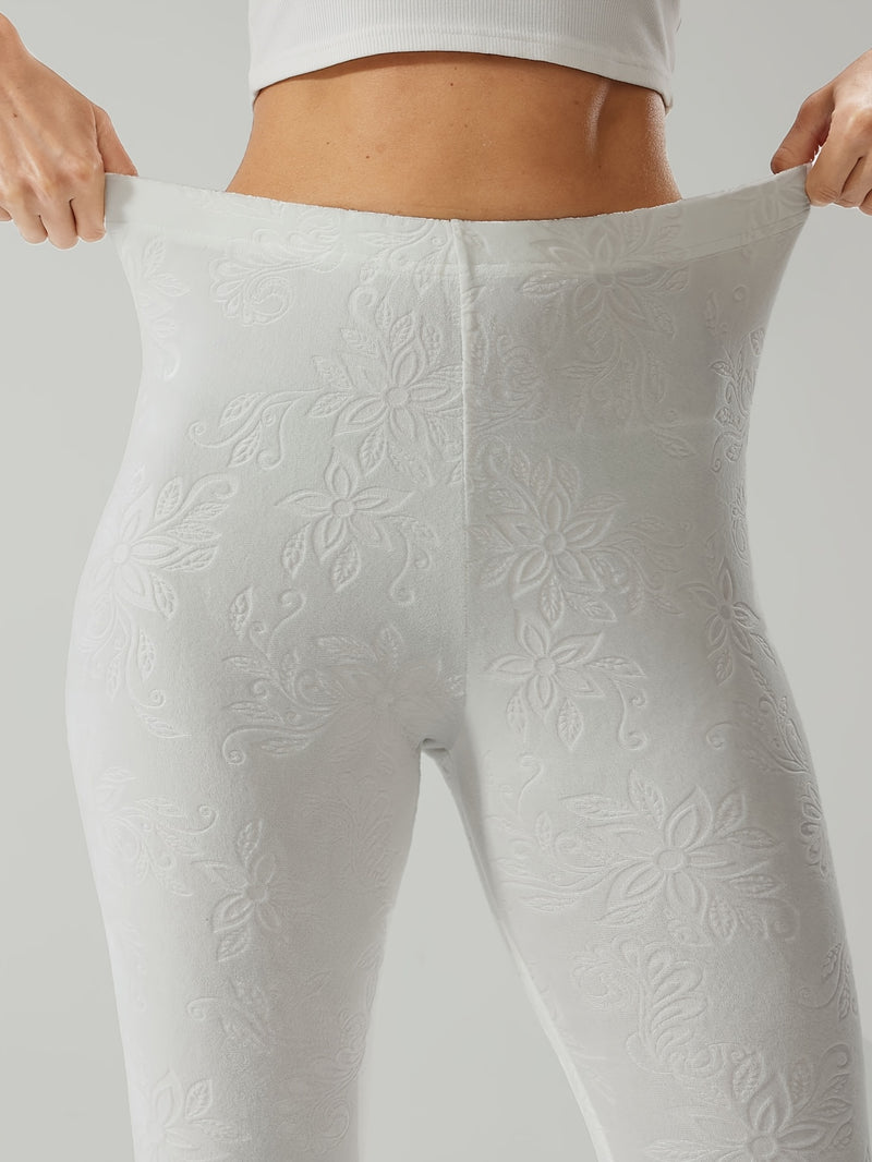 Chinese Style Women's Sports Leggings, High-Waisted.