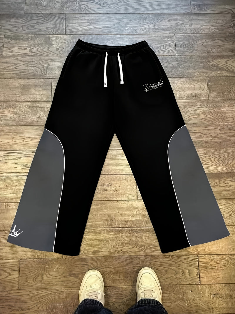 Men's & Women's Y2K Streetwear Oversized Straight-Leg Jeans-Style.