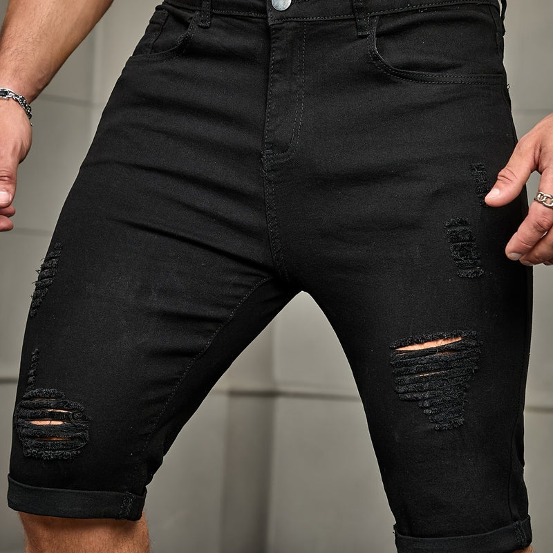 Men'S Denim Shorts.