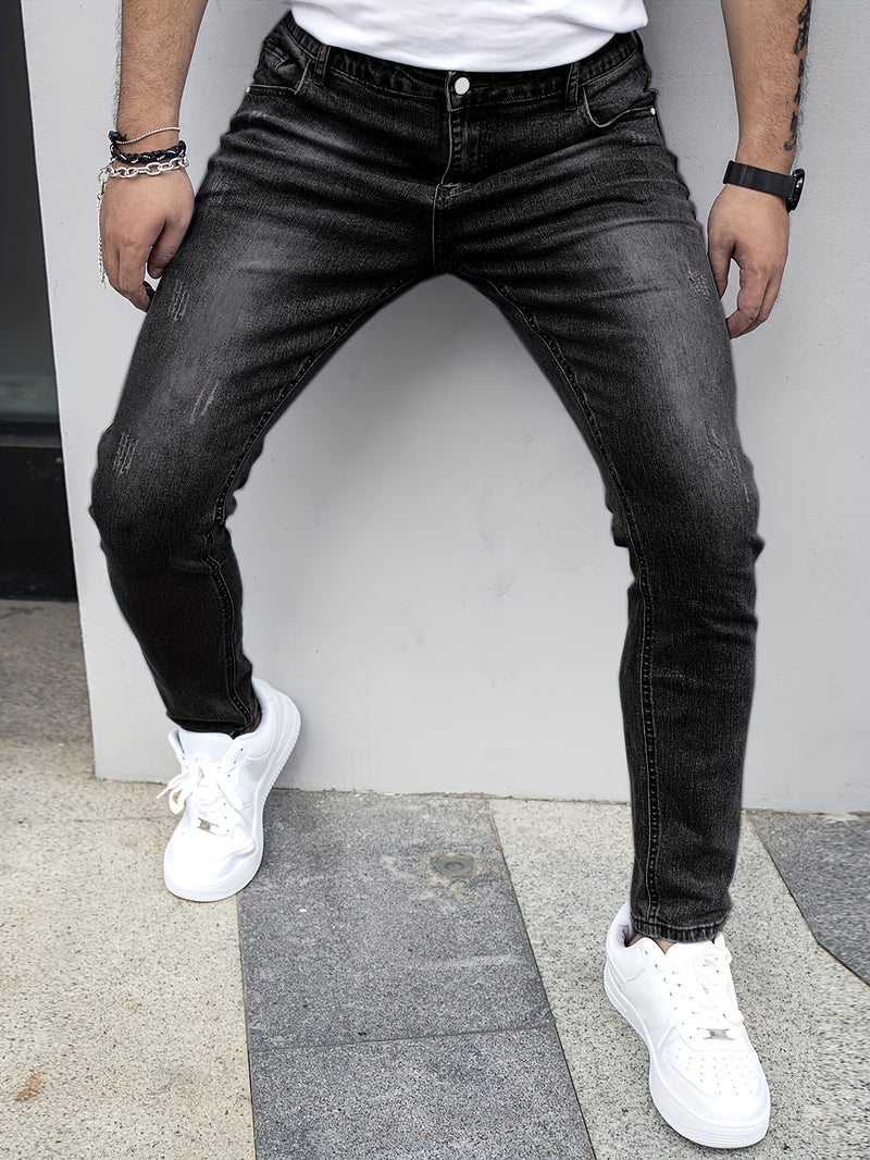 Men's Denim Slim Fit Slimming Black Stretch.