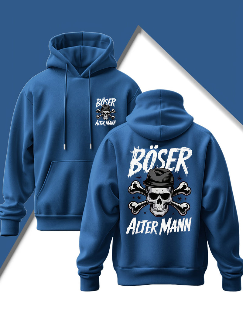 Men's Edgy Gothic Hooded Sweatshirt.