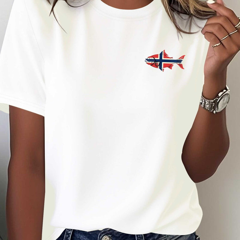 Women’s Casual Short Sleeve T-Shirt.