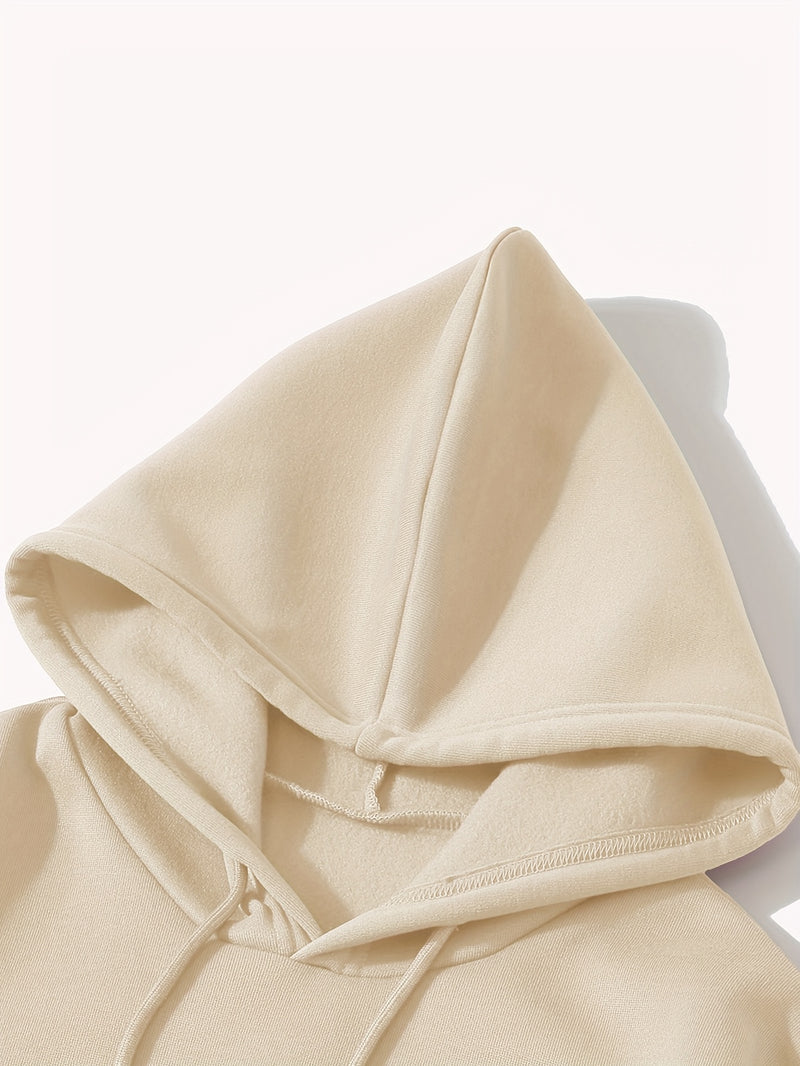 Women's casual hoodie for swear. Fall/winter style with long sleeves.