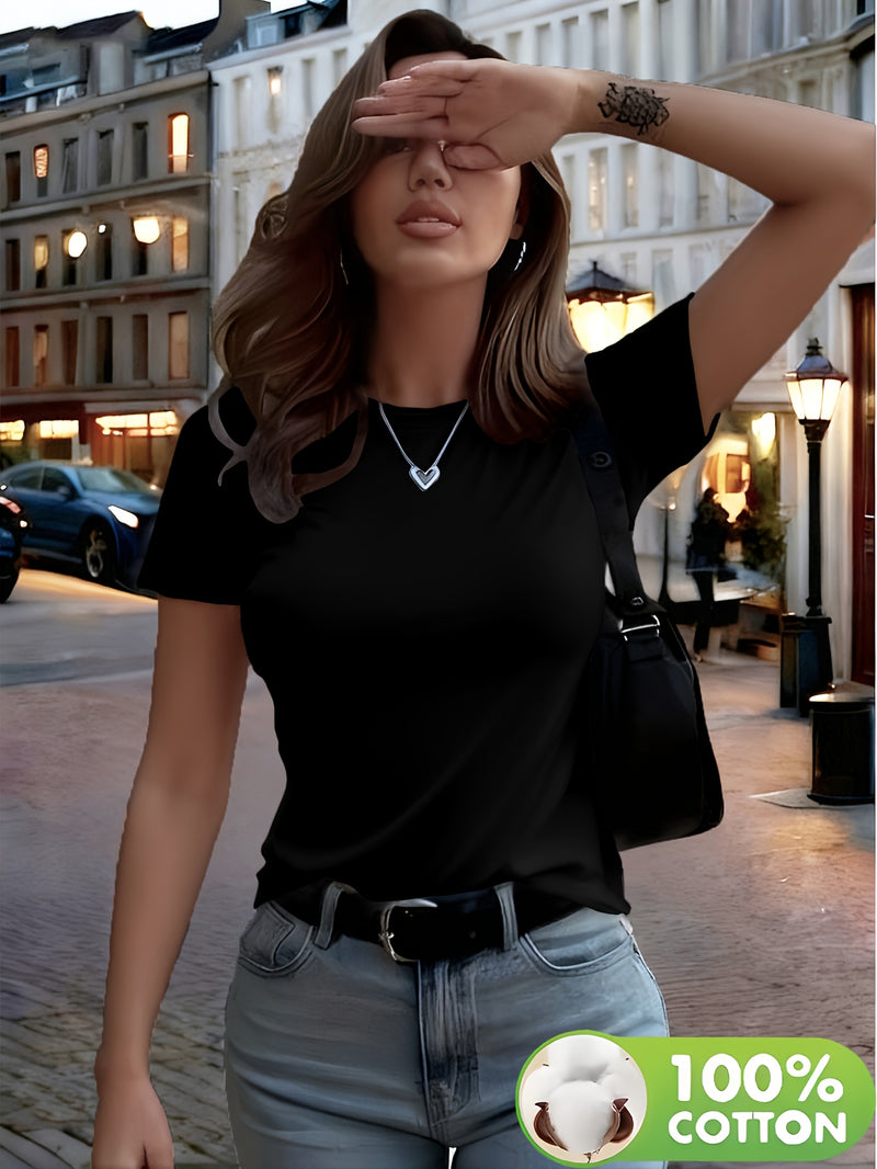 Women's Pure Comfortable T-shirt.