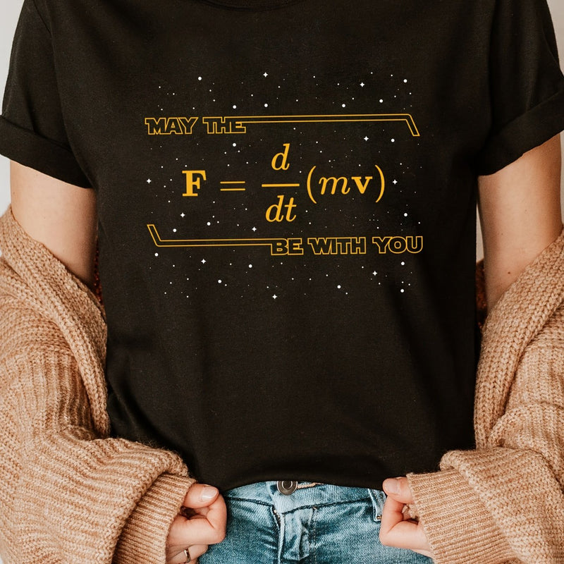 Women’s Yellow Letter Short Sleeve Crew Neck Casual.