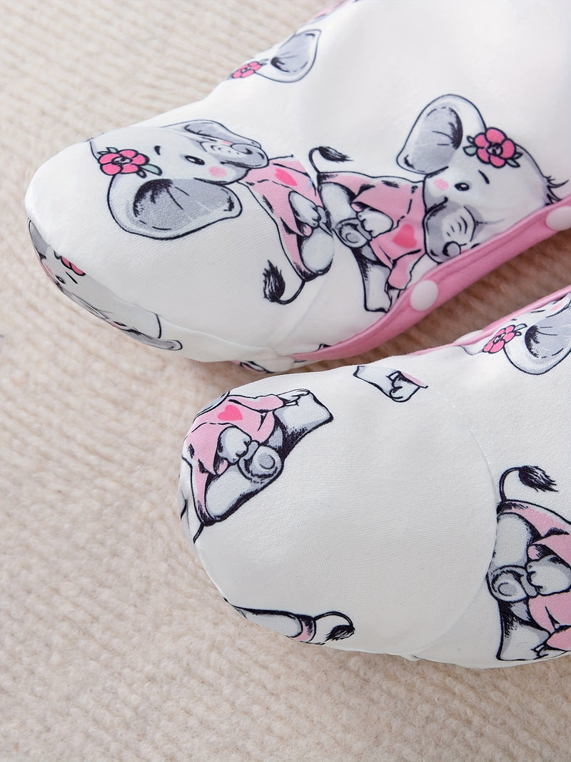 A Set of Three Adorable Onesies for Baby Girls.