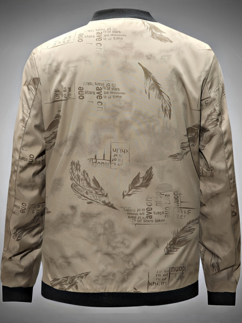 2024 New Spring And Autumn Digital Print Men'S Jacket.