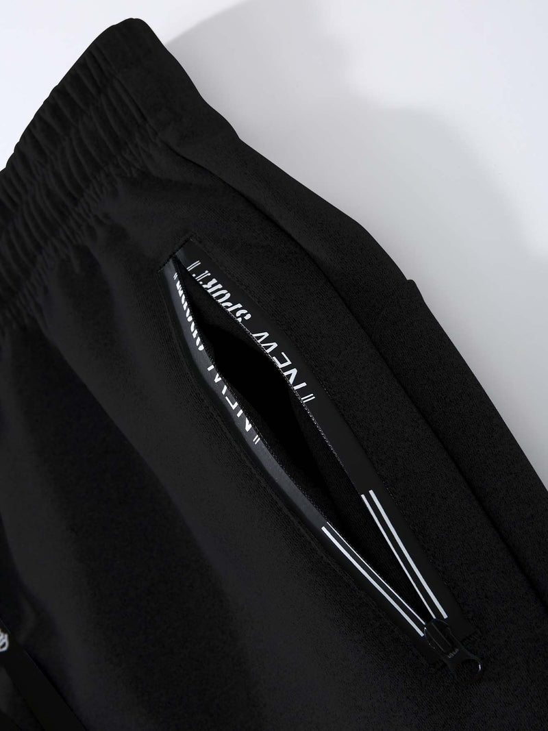 Men's Two-Piece Round Neck Jacket and Pants.