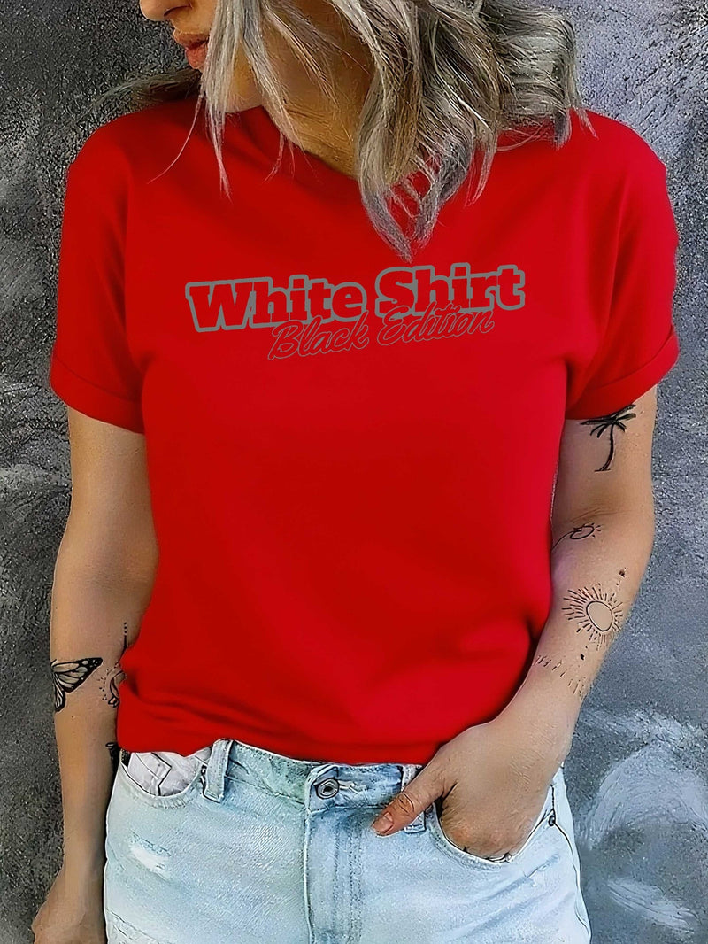 Women's T-Shirt with Short Sleeves.