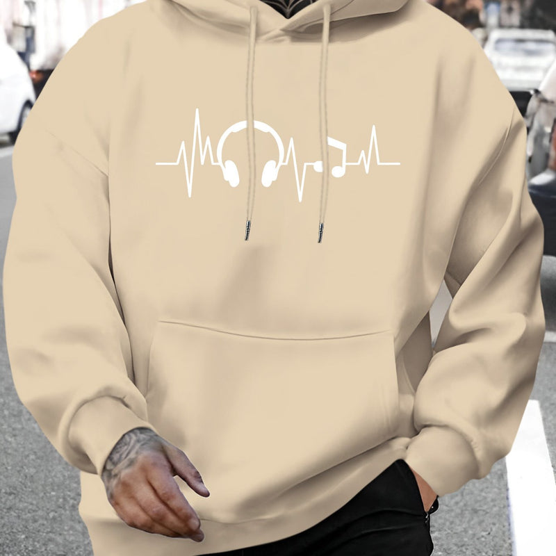Men's New Fashion Hooded Sweatshirt.