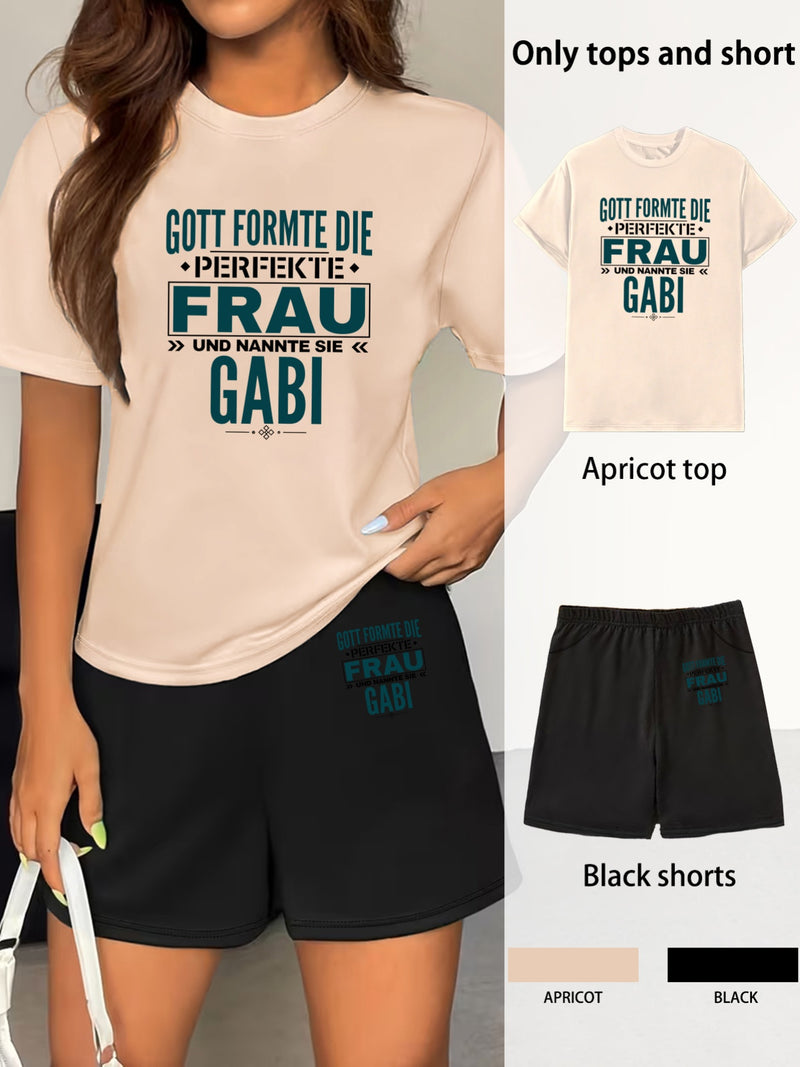 Women's Casual And Refreshing Two-Piece Set.