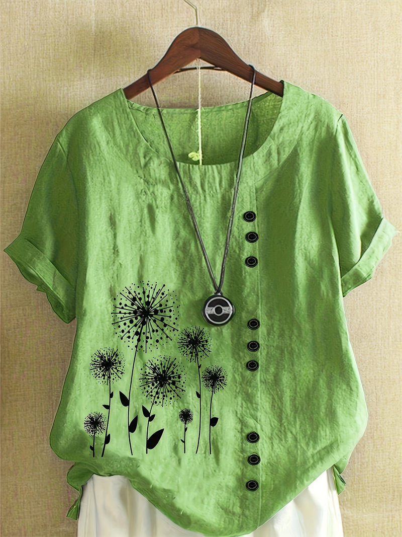 Women’s Casual Short Sleeve T-Shirt.