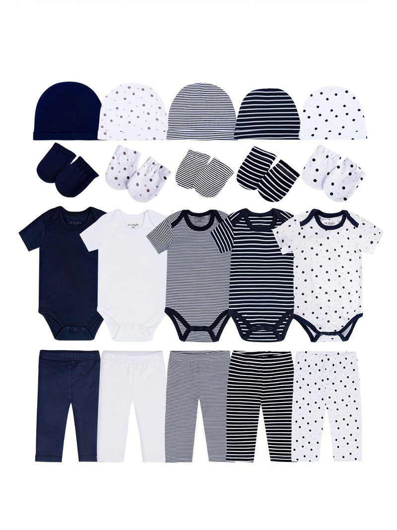 20pcs Newborn Clothes Set, 5pcs Romper.