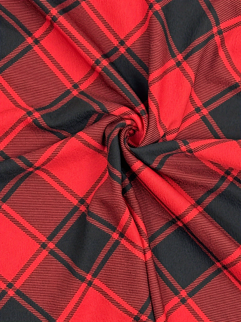 Directional Women's Waist-Tied Plaid Skirt.