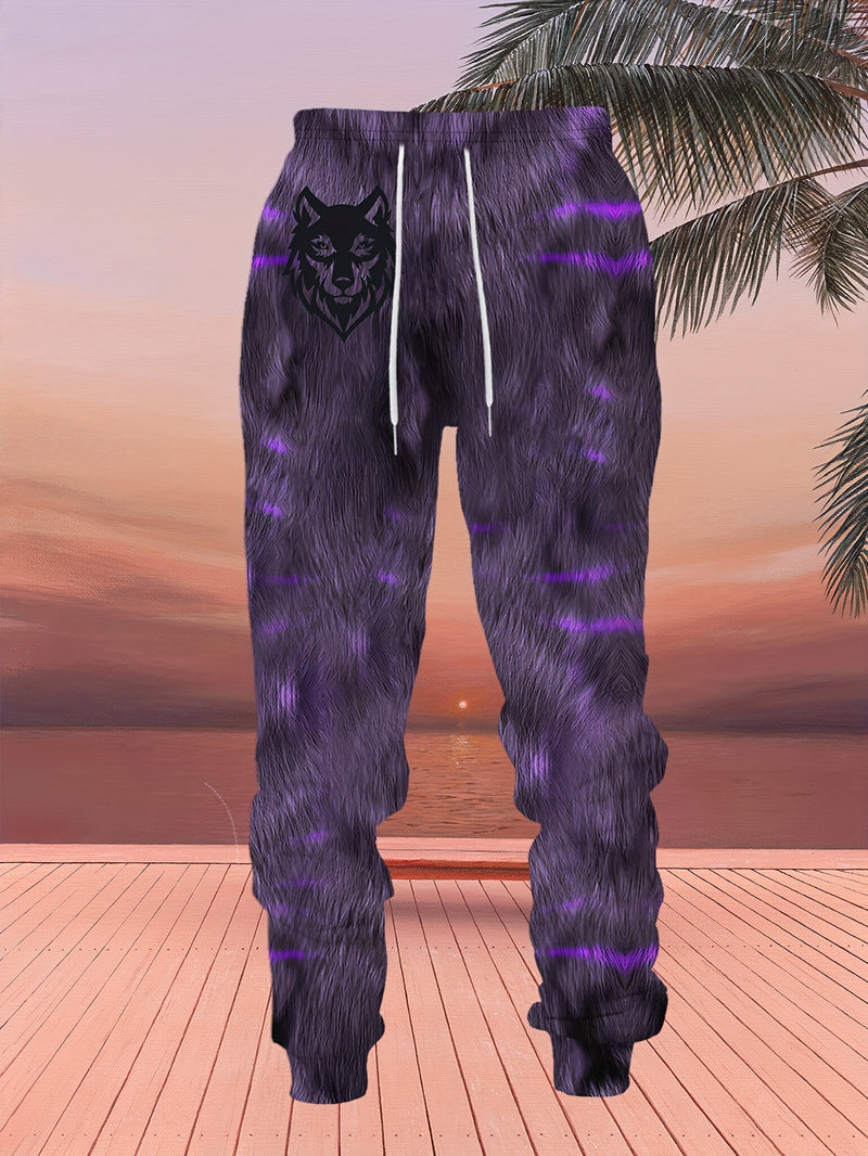 Men's Spring/Autumn Long-Sleeve Casual Sweatshirt Set.