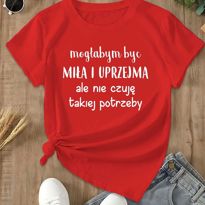 Women's T-shirt Short Sleeves.