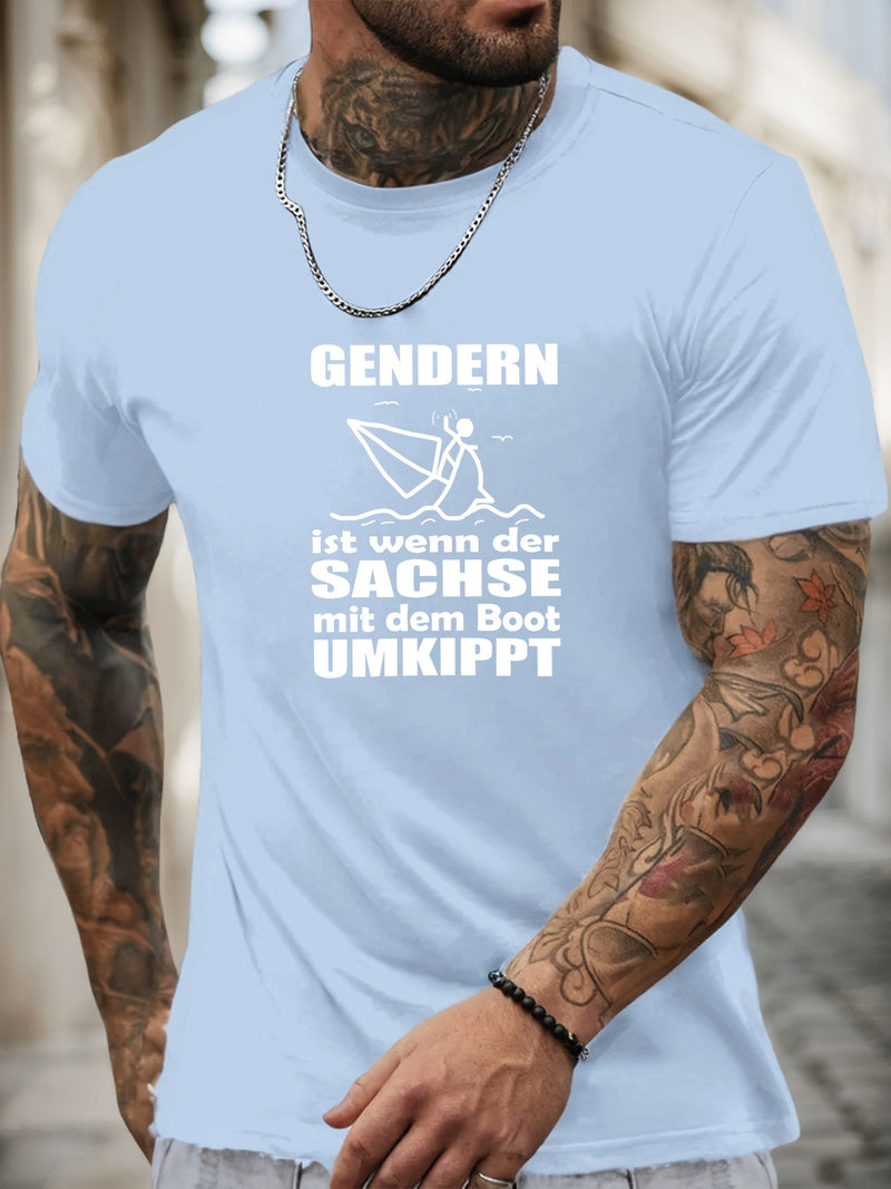 Men's Summer Casual Short-Sleeve T-Shirt.