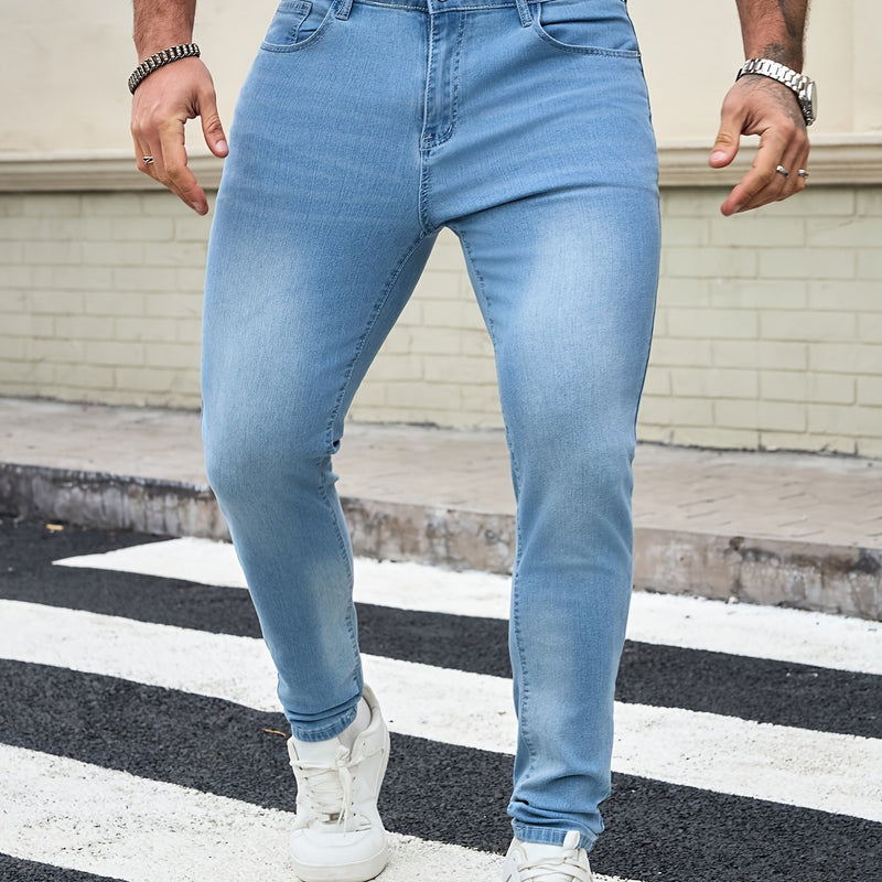 Men's Slim Fit Denim Pants.