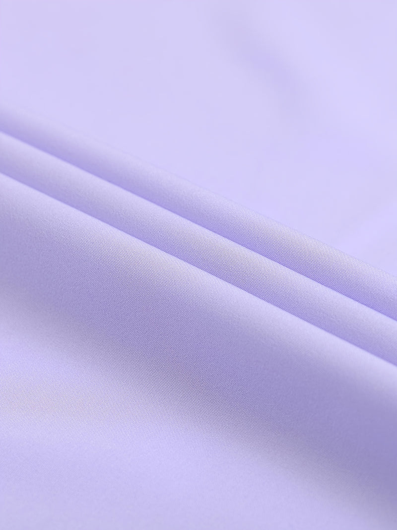 Two-Piece Set of Men's Solid Color Elastic Shirts.