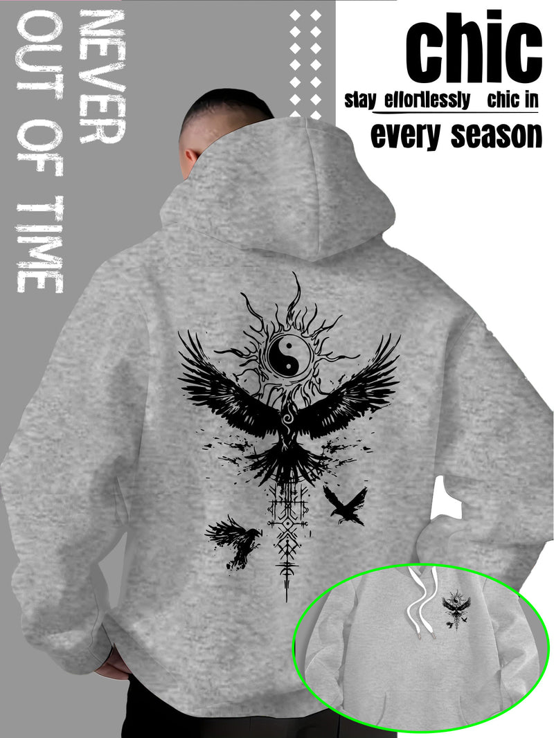 Men's Hooded Sweatshirt.