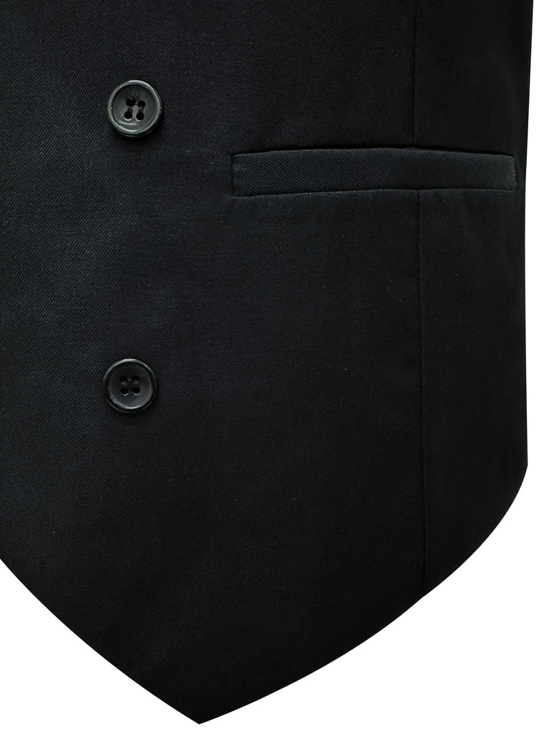 Men's Classic One-Button Suit - 3pcs Suit.