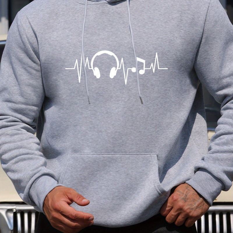 Men's New Fashion Hooded Sweatshirt.