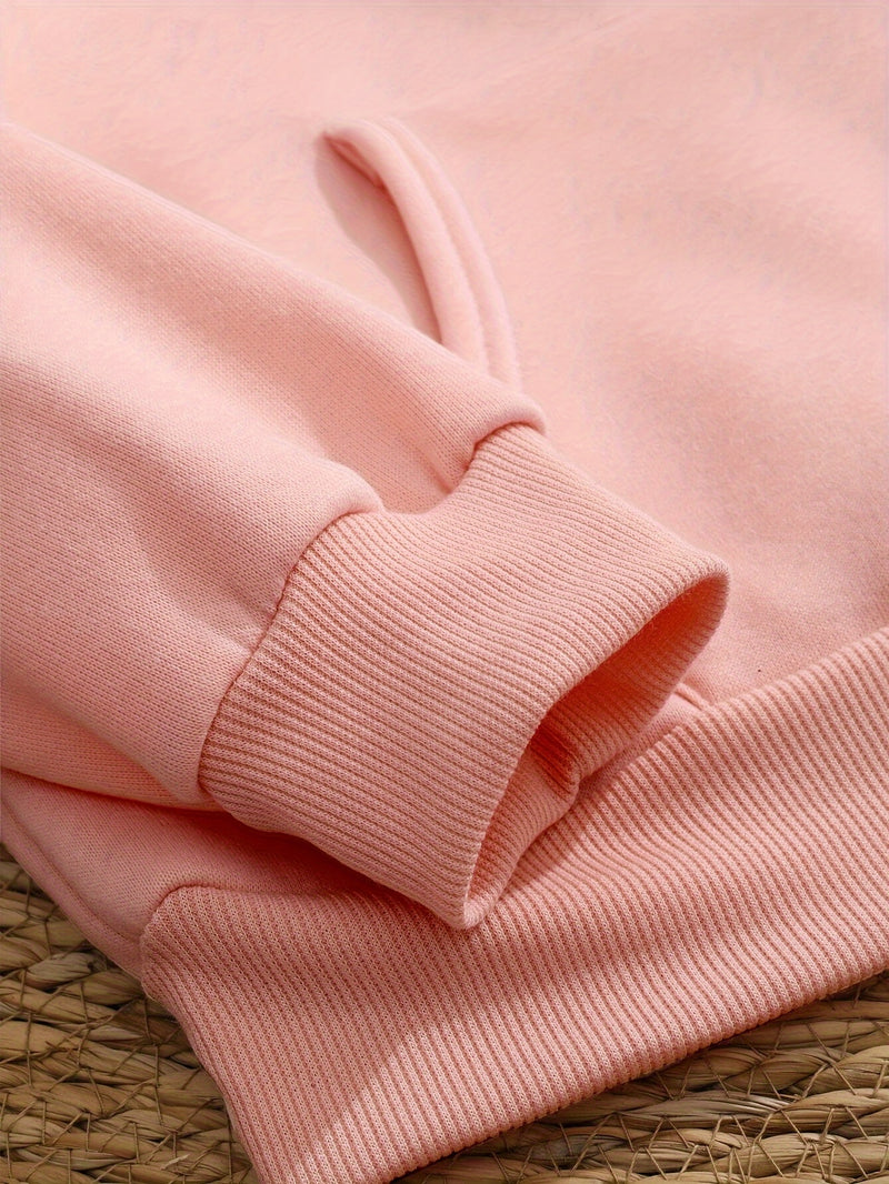 Women's Cute Sloth & Letter Print Hoodie.