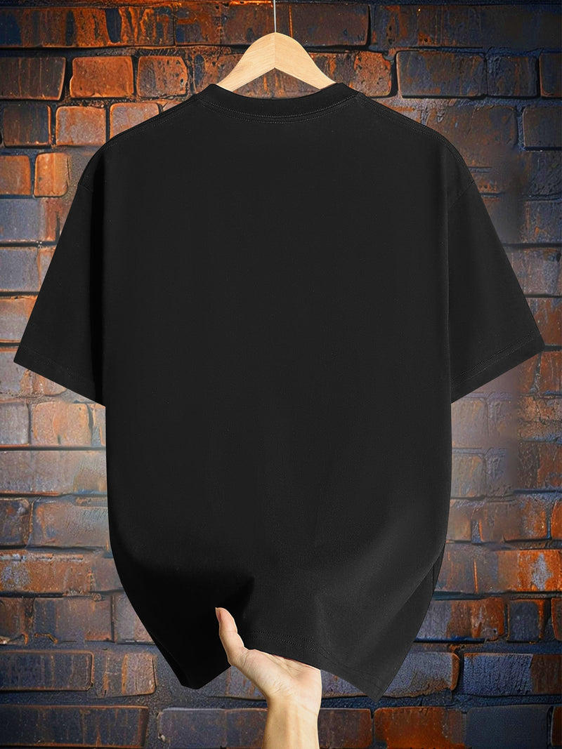Men’s T-Shirt Cotton Casual Short Sleeve Tee.