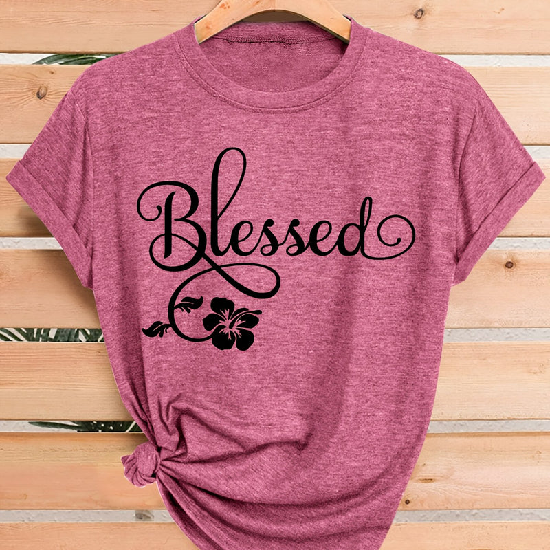 Women's Casual Short Sleeve T-Shirt.