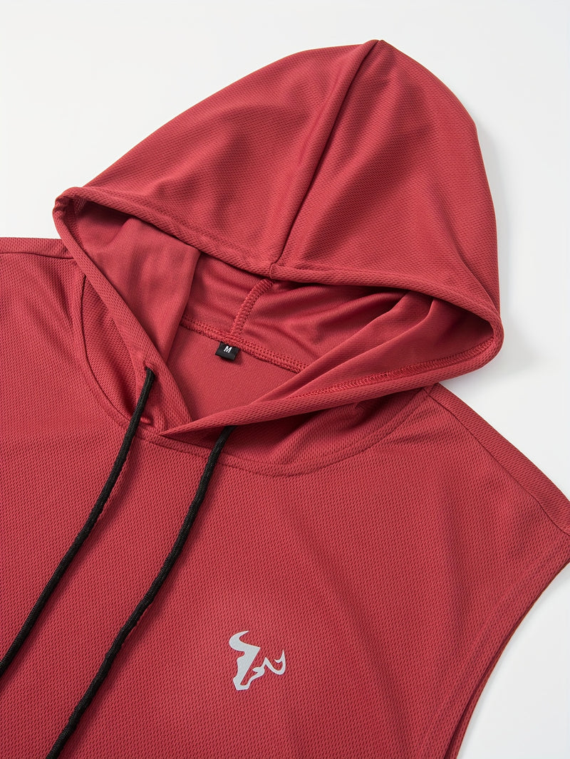 Five-Pack Summer Solid Color Men's Hooded Sweatshirts with Pockets.
