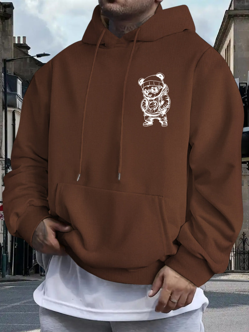 Men's Casual Hooded Sweatshirt.