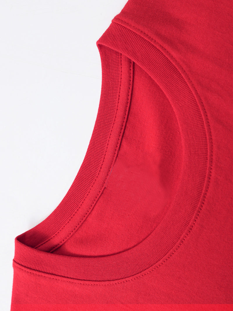 Men's Pure Cotton New Fashion Letter Design Print Casual Short Sleeve.