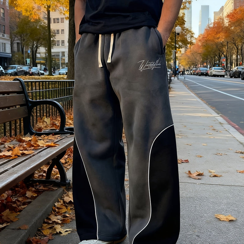 Men's & Women's Y2K Streetwear Oversized Straight-Leg Jeans-Style.