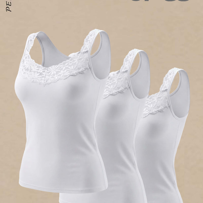3-Pack Knight Times Women's Wide-Strap Tank Top.