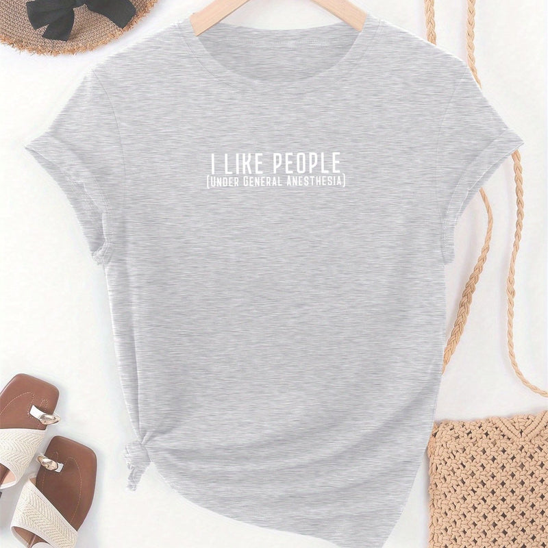 Women's Summer Casual Short-Sleeve T-Shirt.