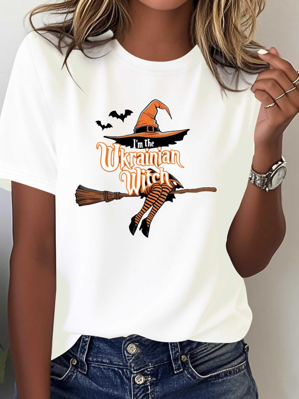 Women's Ukrainian Witch T-Shirt.