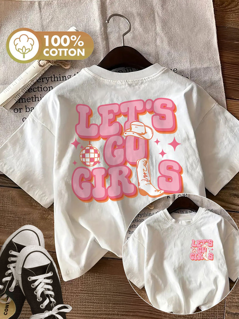 Women’s Graphic Print T-shirt, Short Sleeve Crew Neck Casual.