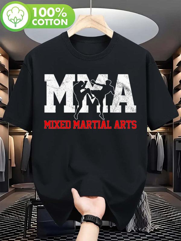 Men’s Heavyweight Cotton Graphic T-Shirt.