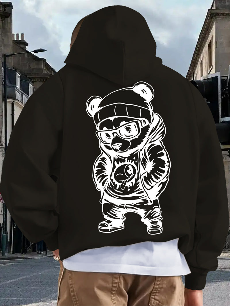 Men's Casual Hooded Sweatshirt.