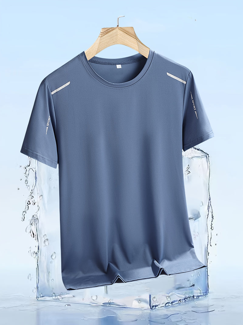 4pcs Men's quick-dry sports T-shirt.