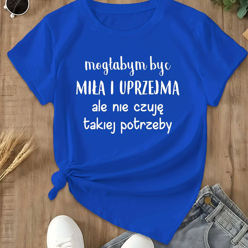 Women's T-shirt Short Sleeves.