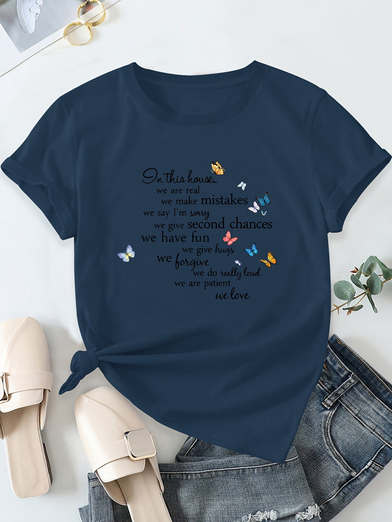 Women’s Casual Short Sleeve T-Shirt.