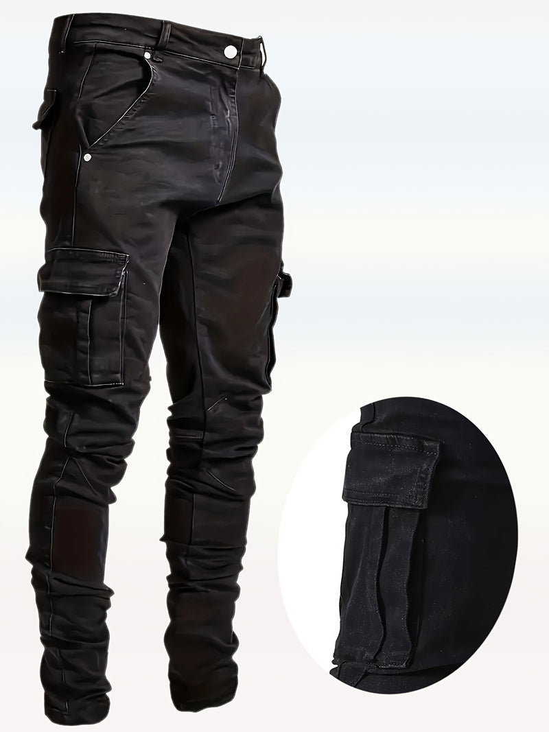 Men's Denim Pants, Multi- Cargo Trousers, Ripped Jeans.