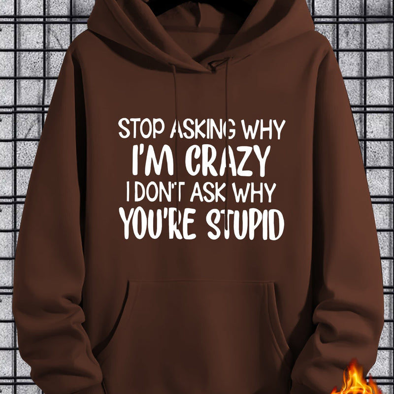 Men's Casual Hooded Sweatshirt.